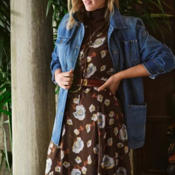 Lauren Ralph Lauren Plus Denim Shirt Jacket 2X NWT HARD TO FIND - Picture 1 of 8